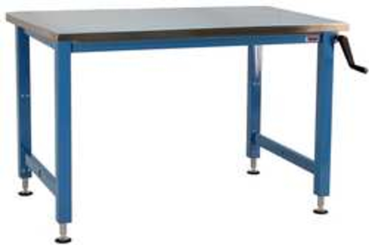 BENCHPRO AMN3096 ERGO WRKBENCH W/ HAND CRANK BL 96LX30W