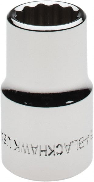 BLACKHAWK 43013M 1/2" DRIVE, STANDARD HAND SOCKET