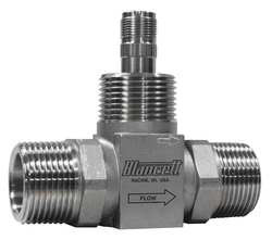BLANCETT B111-120 FLOWMETER TURBINE 400 GPM 2 IN FNPT