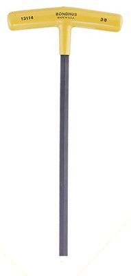 BONDHUS 13252 2MM HEX, T-HANDLE CUSHION GRIP, BALL END