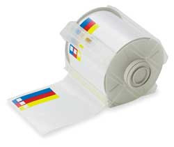 BRADY SPC ABSORBENTS 115767 RTK LABEL RED/BLUE/YELLOW/WHITE VINYL