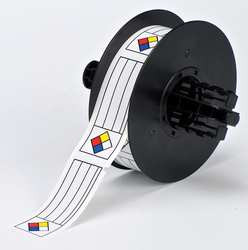 BRADY SPC ABSORBENTS B30-246-595-NFR RTK LABEL,RED/YELLOW/BLUE/WHITE,1.125 IN