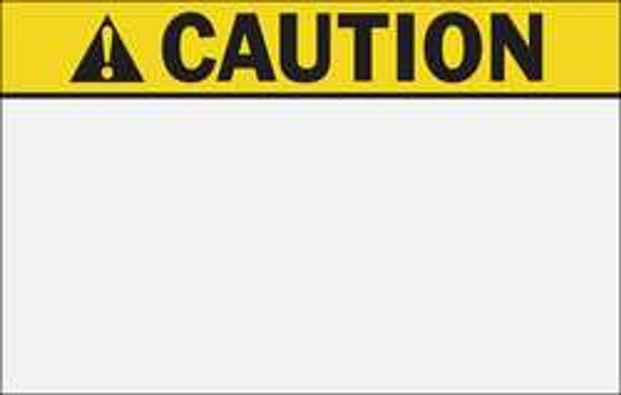BRADY SPC ABSORBENTS B30-241-595-OSHACA LABEL,BLACK/YELLOW,2.250 IN.