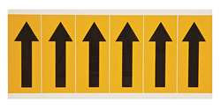 BRADY SPC ABSORBENTS 1550-ARO NUMBERS AND LETTERS 3-1/2 IN H ARROW