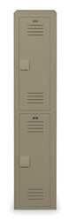 BRADLEY FIXTURES CORP. LK1218722HV-202 LOCKER 12IN.W 18IN.D 72IN.H, 2-TIER
