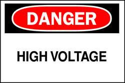 BRADY SPC ABSORBENTS 25533 DANGER SIGN,10X14",R AND BK/WHT,HV,HV