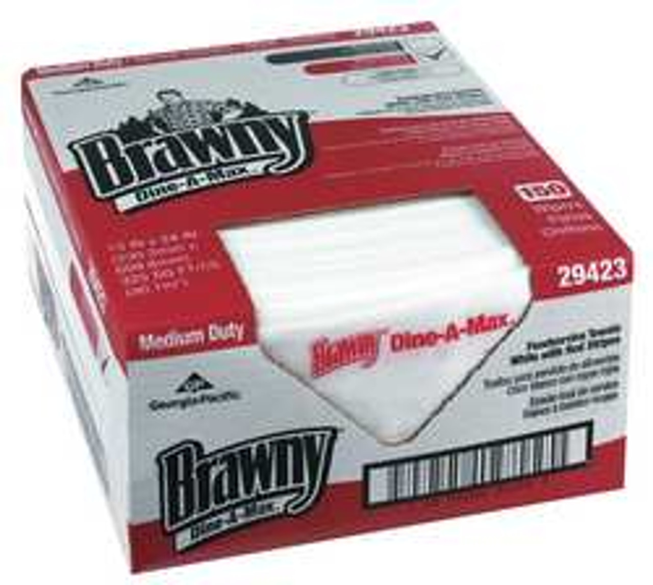 GEORGIA-PACIFIC CONSUMER PRODUCTS 29423 WIPERS DISPENSER BOX WHITE/RED
