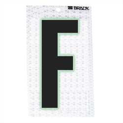 BRADY SPC ABSORBENTS 3010-F ULTRA REFLECTIVE LETTER,F,PK10
