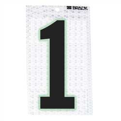 BRADY SPC ABSORBENTS 3020-1 ULTRA REFLECTIVE NUMBERS 1 6 IN H PK 10
