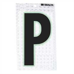 BRADY SPC ABSORBENTS 3020-P ULTRA REFLECTIVE NUMBERS P 6 IN H PK 10