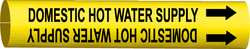 BRADY SPC ABSORBENTS 4053-A D3005 PIPE MARKER DOMESTIC HOT WATER SUP
