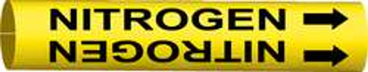 BRADY SPC ABSORBENTS 4098-G D3254 PIPE MARKER NITROGEN YEL 8 TO 9-7/ BRADY SPC ABSORBENTS 4098-G D3254 PIPE MARKER NITROGEN YEL 8 TO 9-7/
