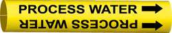 BRADY SPC ABSORBENTS 4112-G D3258 PIPE MARKER PROCESS WATER Y 8 TO9-