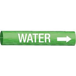 BRADY SPC ABSORBENTS 4155-B D3076 PIPE MARKER WATER GRN 1-1/2 TO 2-3