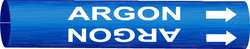 BRADY SPC ABSORBENTS 4162-B D3036 PIPE MARKER ARGON BLUE 1-1/2 TO 2-