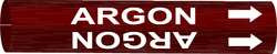 BRADY SPC ABSORBENTS 4291-A D2991 PIPE MARKER ARGON BROWN 3/4 TO 1-3
