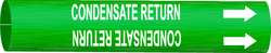 BRADY SPC ABSORBENTS 4314-G D3234 PIPE MRKR CONDENSATE RETURN 8TO9-7