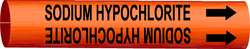 BRADY SPC ABSORBENTS 4362-C D3119 PIPE MARKER SODIUM HYPOCHLORITE OR