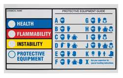 BRADY SPC ABSORBENTS 60333 HMIG LABEL 3 IN H 5 IN W PK 25