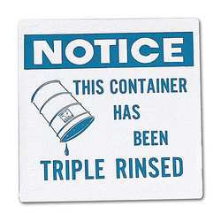 BRADY SPC ABSORBENTS 60364 DRUM LABEL PAPER 6 IN H 6 IN W PK 100