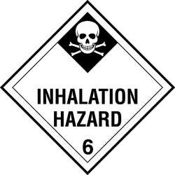 BRADY SPC ABSORBENTS 63452 VEHICLE PLACARD INHALATION HAZARD