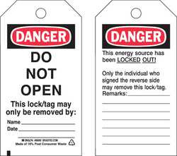 BRADY SPC ABSORBENTS 65448 SAFETY & FACILITY TAGS; MESSAGE TYPE: DO