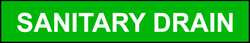 BRADY SPC ABSORBENTS 7249-1 PIPE MRKR SANITARY DRAIN 2-1/2TO7-7/8 IN