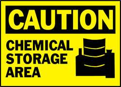 BRADY SPC ABSORBENTS 86175 EQUIPMENT LABEL BLACK/YELLOW PK5