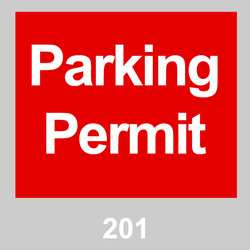 BRADY SPC ABSORBENTS 96235 PARKING PERMITS WINDSHIELD RED PK 100