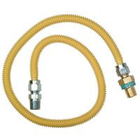 BRASS CRAFT CSSD105E-48P GAS CONNECTOR 3/4MIPX1/2FIPX48