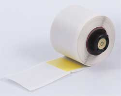 BRADY SPC ABSORBENTS PTL-33-427-YL LABEL,YELLOW/TRANSLUCENT,VINYL,1-1/2IN W