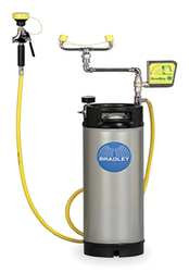 BRADLEY FIXTURES CORP. S19-672 SELF CONTAINED EYEWASH 5 GALLON