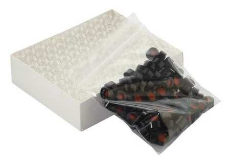 WHEATON INDUSTRIES INC. W225326-0201 AUTOSAMPLER VIAL BLACK CAP PK 100