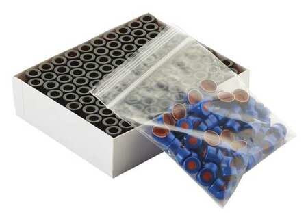 WHEATON INDUSTRIES INC. W225172-0204 AUTOSAMPLER VIAL BLUE ALUM SEAL PK 100