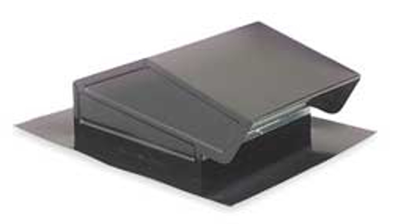 BROAN 634 ROOF CAP, RECTANGULAR, STEEL/BLACK ENAME