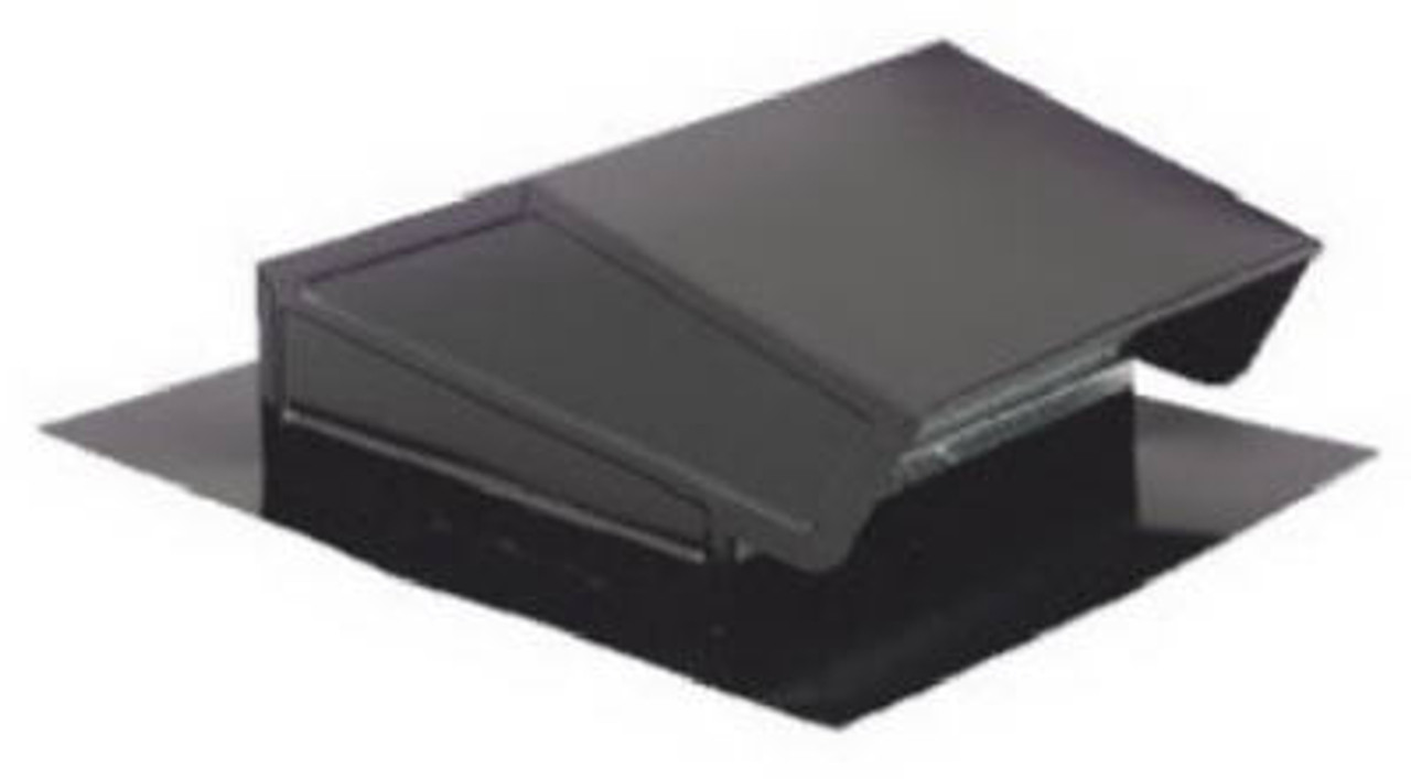 BROAN 636 ROOF CAP, STEEL/BLACK FINISH, FITS 3 OR 