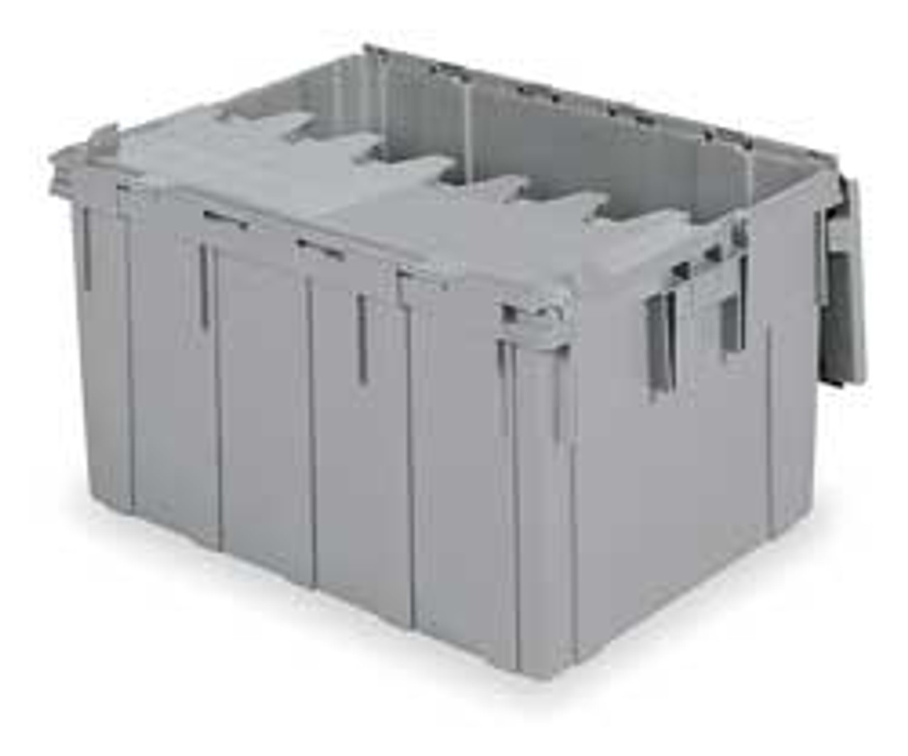 BUCKHORN 39280 ATTACHED LID CONTAINER,3.8 CU FT,GRAY