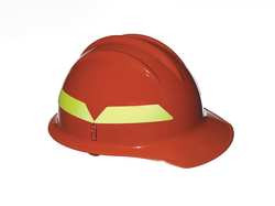 BULLARD FH911CR ORA FIRE HELMET ORANGE FRONT BRIM