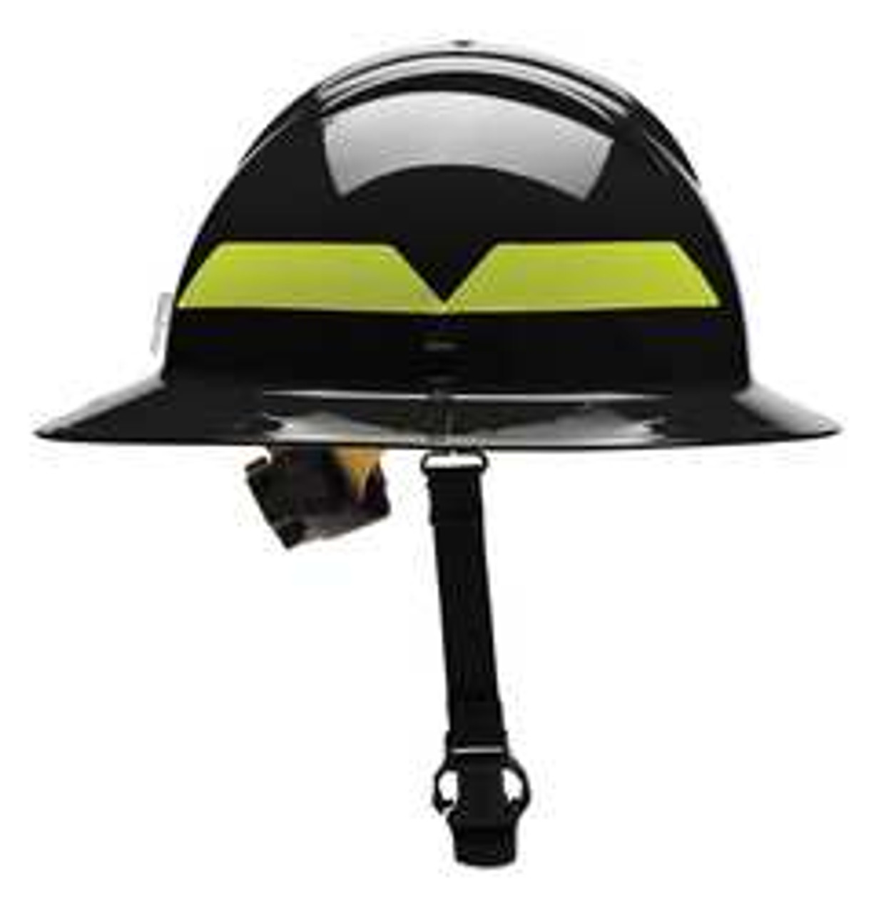 BULLARD FHBKR FIRE HELMET BLACK THERMOPLASTIC