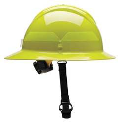 BULLARD FHLYR FIRE HELMET LIME-YELLOW THERMOPLASTIC