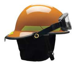BULLARD FXSORGIZ2 FIRE HELMET ORANGE FIBERGLASS