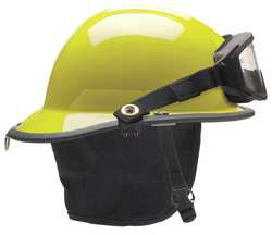 BULLARD PXSLYGIZ2 FIRE HELMET LIME-YELLOW THERMOPLASTIC