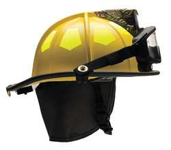BULLARD UM6YL6LGIZ2 FIRE HELMET YELLOW FIBERGLASS