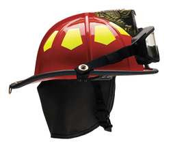 BULLARD US6RDGIZ2 FIRE HELMET RED FIBERGLASS