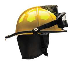 BULLARD US6YLGIZ2 FIRE HELMET YELLOW FIBERGLASS