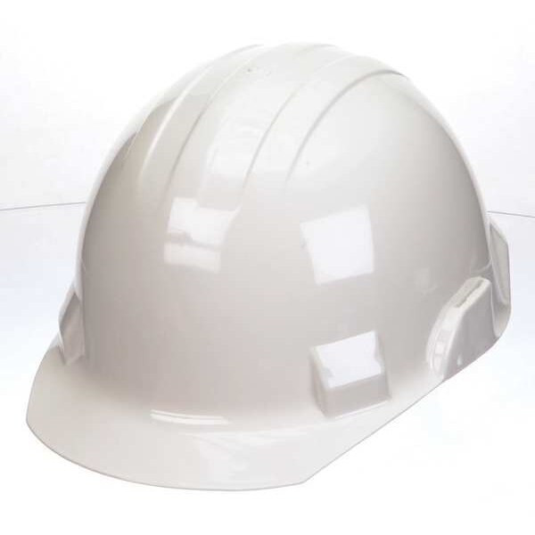 BULLARD VECTOR-CRT WHITE HARD HAT FRTBRIM SLOTTED 4RTCHT WHITE