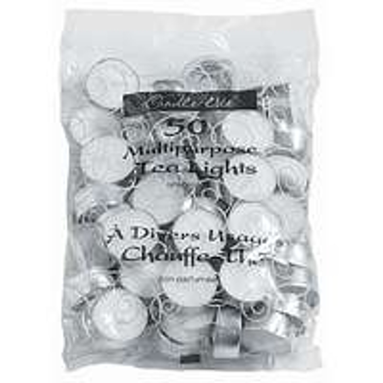 CANDLE-LITE CO 1261595 TEALIGHTS 50CT PACK WHITE     