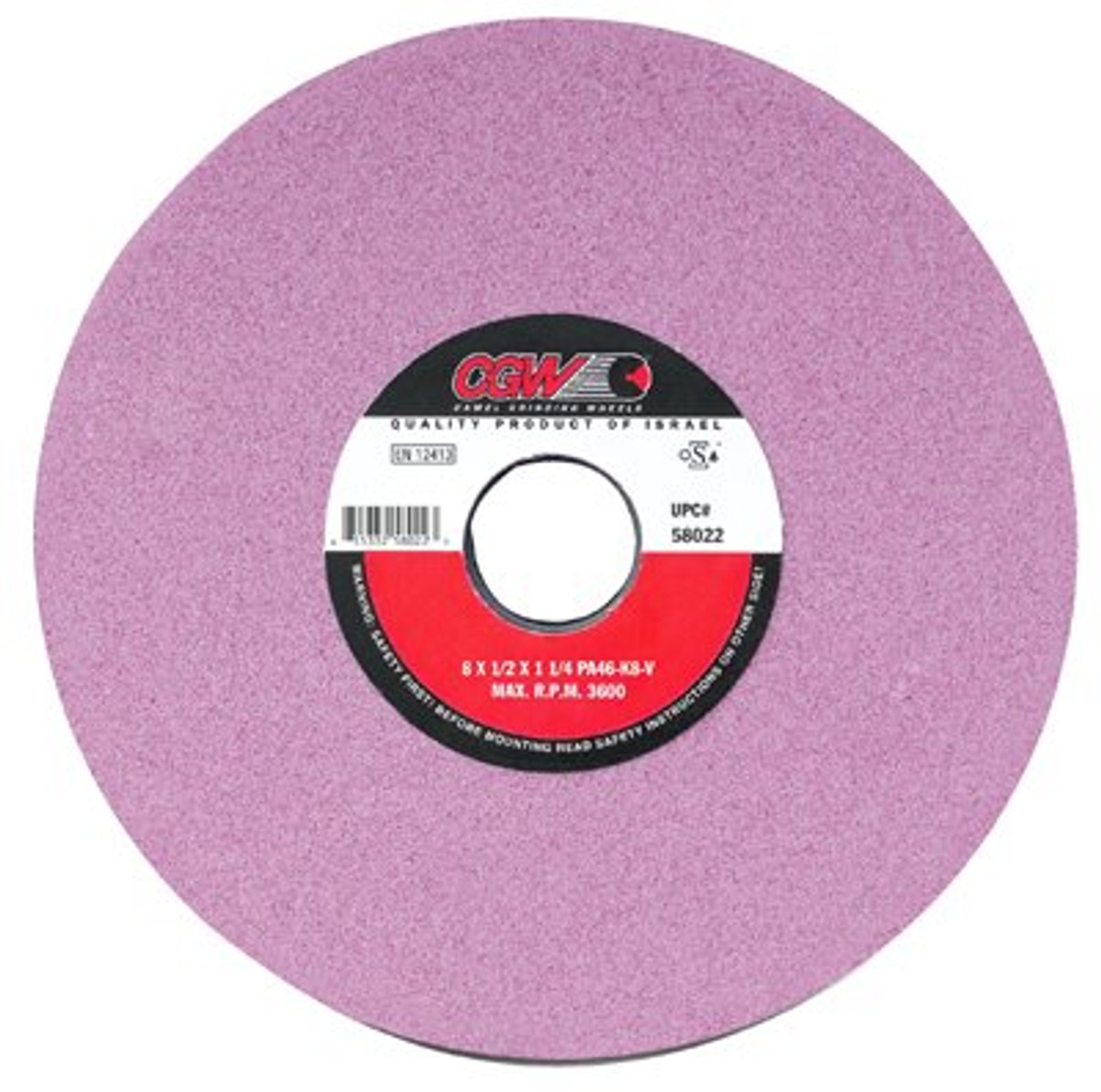 CGW ABRASIVES 58006 CGW - CAMEL GRINDING WHEELS PINK GRAIN S