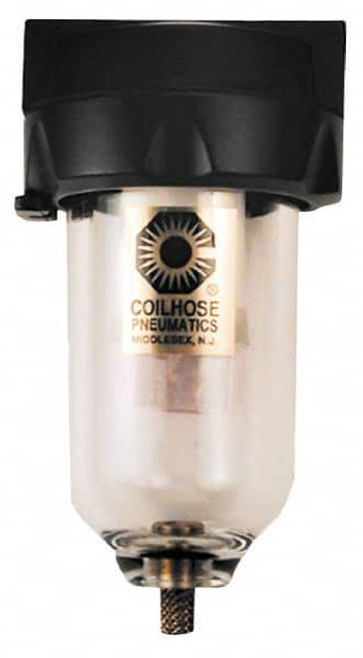 COILHOSE PNEUMATICS 8824R 1/2" PORT, 7" HIGH, FRL FILTER WITH POLY