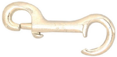 APEX TOOL GROUP T7606001 OPEN EYE BOLT SNAP, ZINC FINISH, 3/8-IN.